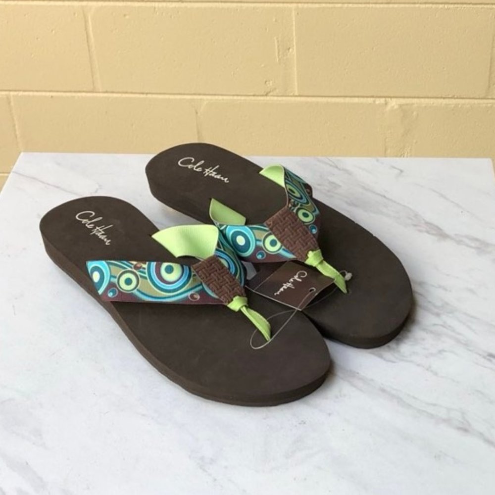 Cole Hann Fabric Thong Flip Flop Sandals Women’s